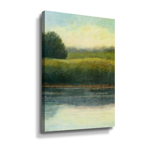 Wrought Studio Riverbank 1 Riverbank 1 - Painting on Canvas | Wayfair