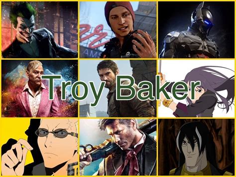 Troy Baker Characters by EvilCorvus.deviantart.com on @DeviantArt | Troy baker, Troy, Infamous ...