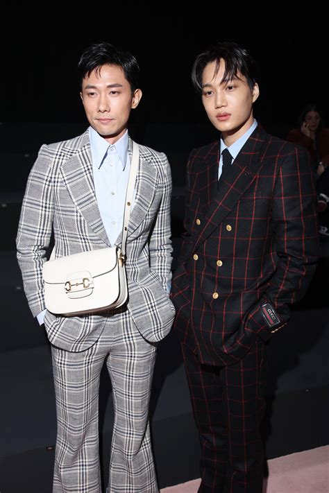 EXO’s Kai Stole The Attention at Gucci's Men’s Fall Winter 2023 Show During Milan Fashion Week ...