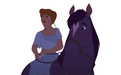 Cinderella on her horse by DracoAwesomeness on DeviantArt