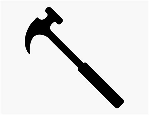 Hammer Clipart Black And White - Jelitaf