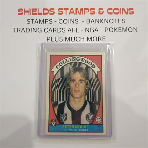 1978 VFL Scanlens Football Card Peter Moore Collingwood – Shields Stamps & Coins