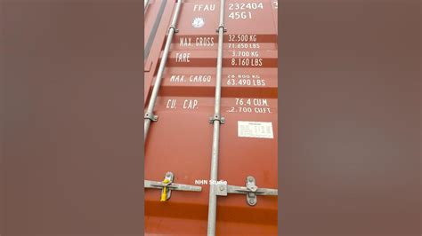 Transport Arena: Panoramic view of the FLORENS container, FFAU 232404 ...