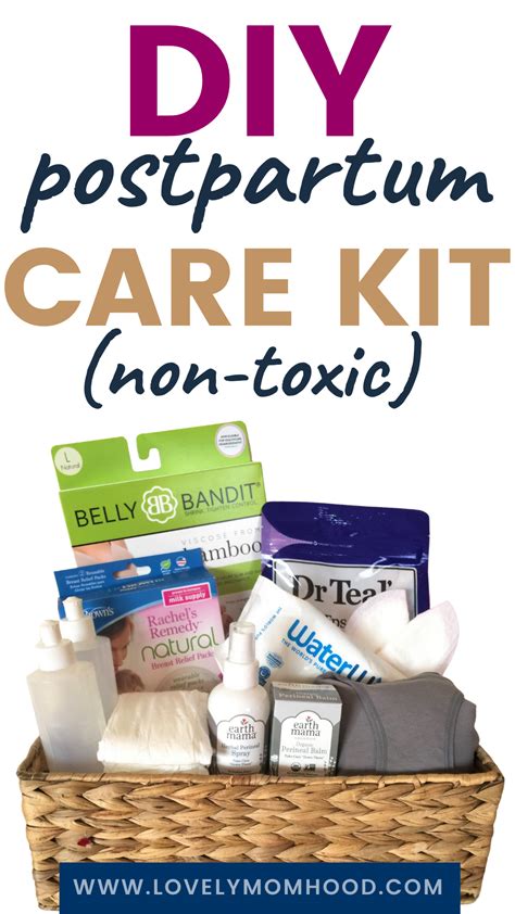 The Complete DIY Postpartum Care Kit (Natural and Non-Toxic ...