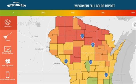 According to Travel Wisconsin, our Fall Colors are nearing 50% - and we would agree it is really ...