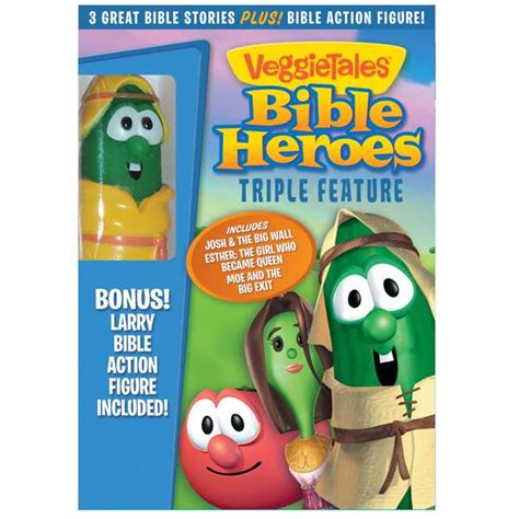 Bible Heroes Triple Feature DVD – VeggieTales