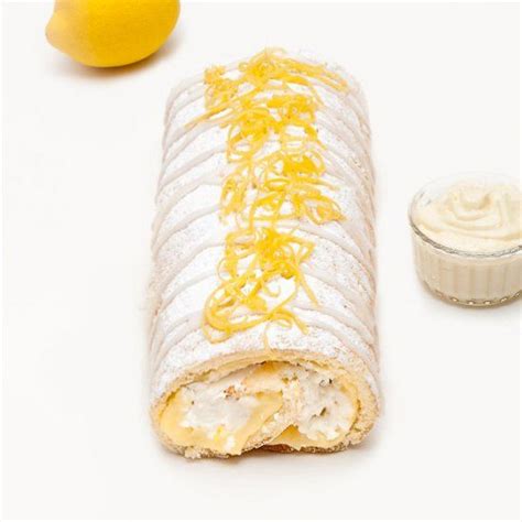 The light, rolled sponge in this Lemon Roulade is filled with a zesty ...