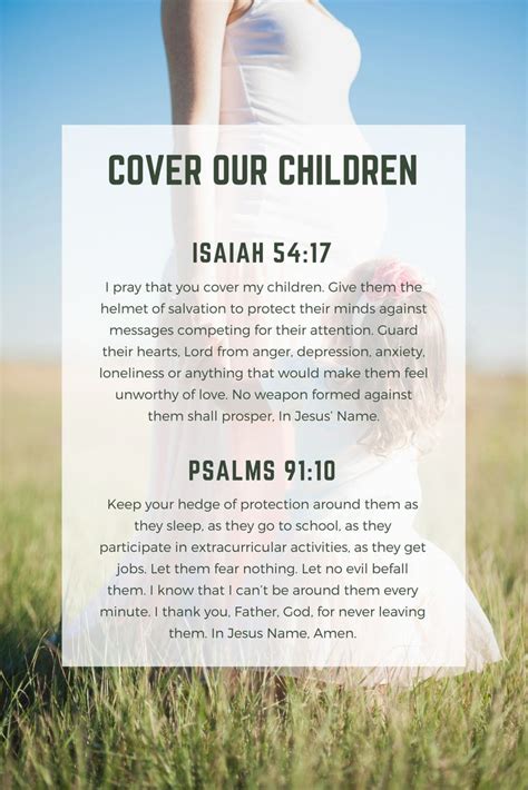 A Prayer for Our Children: no one will look after them the way that God ...