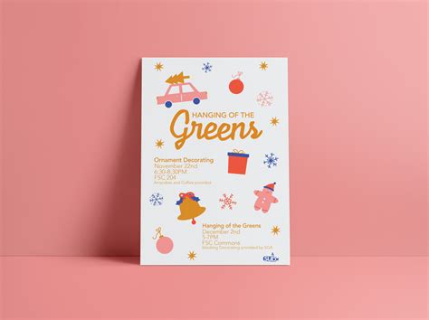 Hanging of the Greens Poster by Stephanie Morris on Dribbble