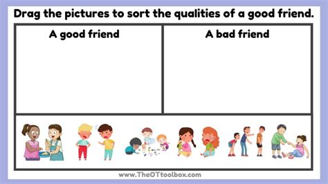 Writing About Friendship Slide Deck - The OT Toolbox