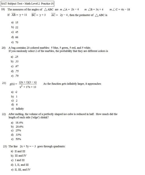 Free Printable Sat Practice Worksheets