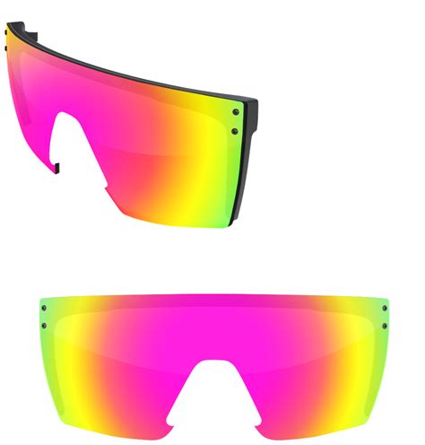 Lazer Face Sunglasses | Heat Wave Visual