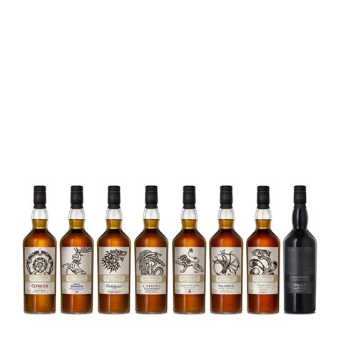 Game of Thrones Whisky Collection - Set of 8 - Whisky from The Whisky World UK