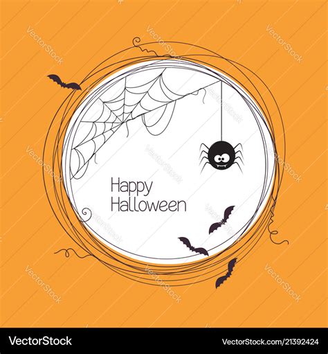 Halloween frame Royalty Free Vector Image - VectorStock