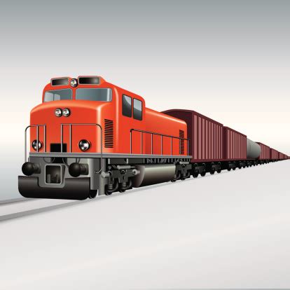 Freight Train Stock Illustration - Download Image Now - iStock