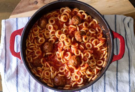 Vegan SpaghettiOs with Meatballs — 86 Eats