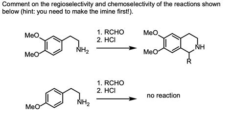 [Solved]: Comment on the regioselectivity and chemoselecti