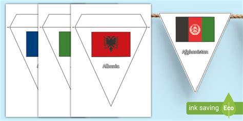 Printable World Flag Bunting Kiddy Charts Printables, 56% OFF