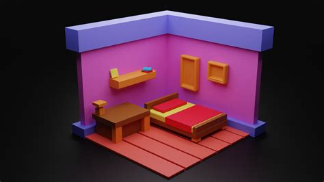 ArtStation - Cube Bedroom