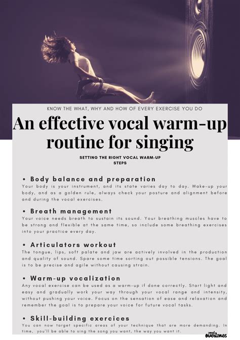 An effective vocal warm-up routine for singing - Vocal Overtones