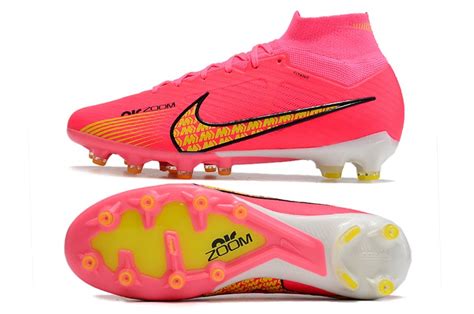 The Latest Nike Air Zoom Mercurial Superfly 9 Elite AG - Pink/White ...