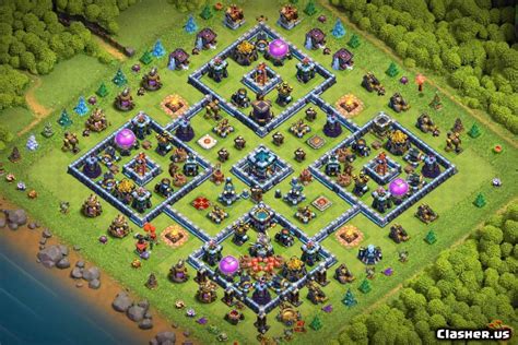 [Town Hall 13] TH13 War/Trophy/CWL base #976 [With Link] [4-2020] - War Base - Clash of Clans ...