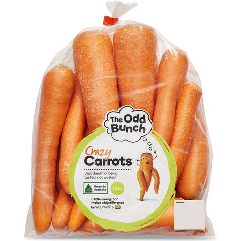 The Odd Bunch Carrots 1.5kg | Woolworths