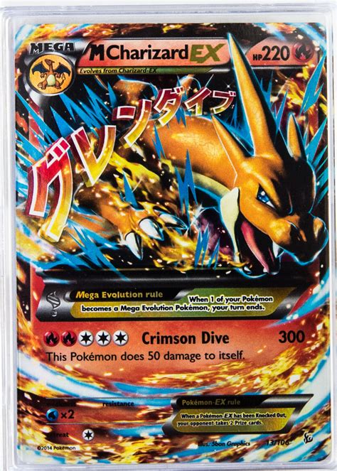 Pokemon Mega Charizard EX 13/106 - XY Flashfire - ULTRA RARE HOLO CARD ...