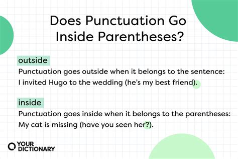 Does the Period Go Inside or Outside of Parentheses? | YourDictionary