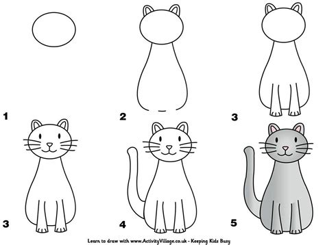 cliquez pour agrandir l'image et voir comment dessiner un chat en écrivant le mot cat. Drawing ...