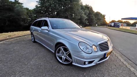 Mercedes E 55 AMG Wagon Without Limiter Makes Top Speed Autobahn Blast