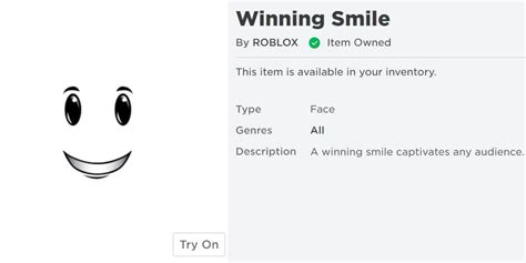 Roblox: All Of The Free Faces In The Catalog