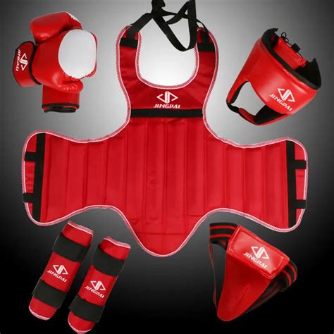 sanda training equipment kick boxing equipment sanshou5 pcs set ...