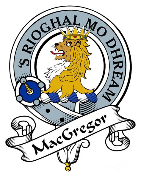 Macgregor Clan Badge Digital Art by Heraldry