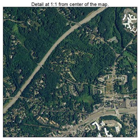 Aerial Photography Map of Framingham, MA Massachusetts