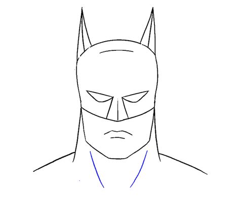 How to Draw Batman's Head | Easy Drawing Guides