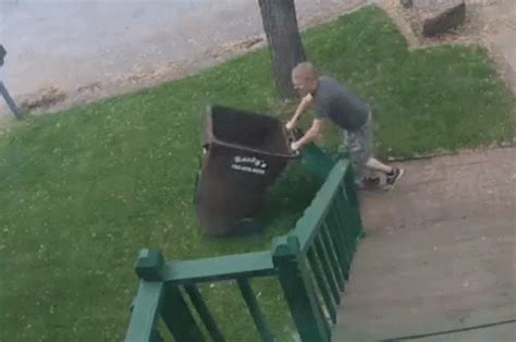 Trash Bin GIF - Trash Bin Fail - Discover & Share GIFs