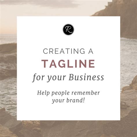 Creating a Tagline for Your Business | byRosanna | Business emails ...