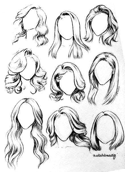 11+ Favorite Hairstyles For Women Over 50 Line Drawings