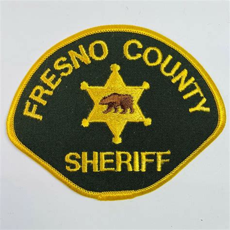 Fresno County Sheriff California CA Patch (C5) in 2021 | Fresno county, County sheriffs, Fresno