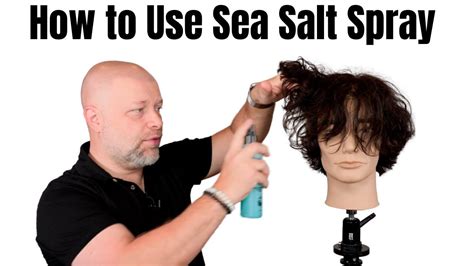 How to Use Sea Salt Spray - TheSalonGuy - YouTube