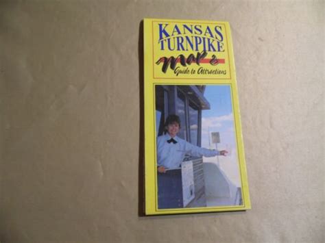 Kansas Turnpike Map & Guide to Attractions / Free Domestic Shipping | eBay