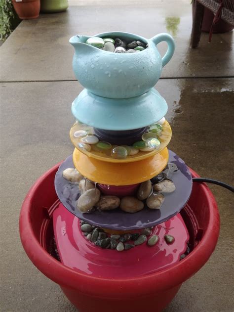 DIY Container Fountains | DIY water fountain using terracotta pots and ...