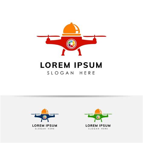 food drone delivery logo design template 3983070 Vector Art at Vecteezy