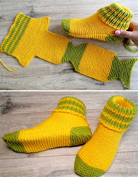 Beautiful Skills - Crochet Knitting Quilting : Two Needle Socks - Free ...