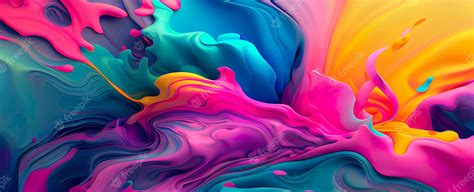 Premium Photo | 3d colorful abstract wallpaper