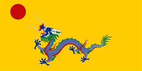 Qing Dynasty flag 1890 - Flag Creator