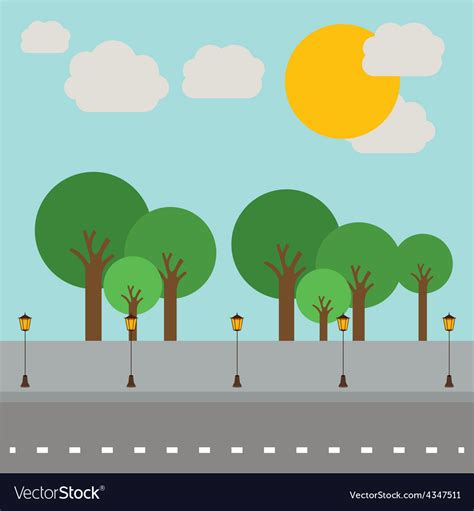 Landscape design Royalty Free Vector Image - VectorStock