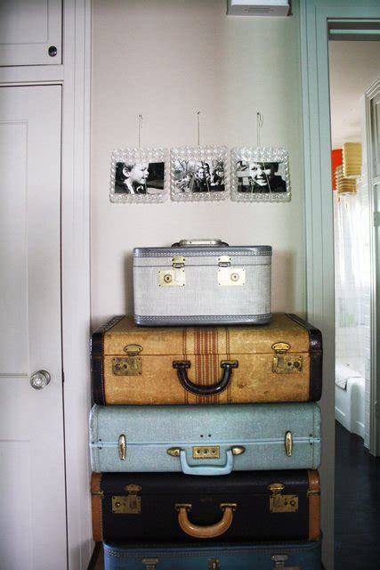 Ethnic Cottage Decor: Decorating with Vintage Luggage