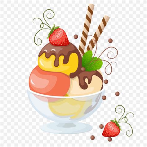 Ice Cream Sundae Clip Art, PNG, 1000x1000px, Ice Cream, Can Stock Photo ...